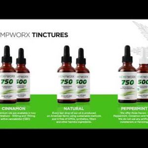 HempWorx CBD Oil Tincture Products and Concentration