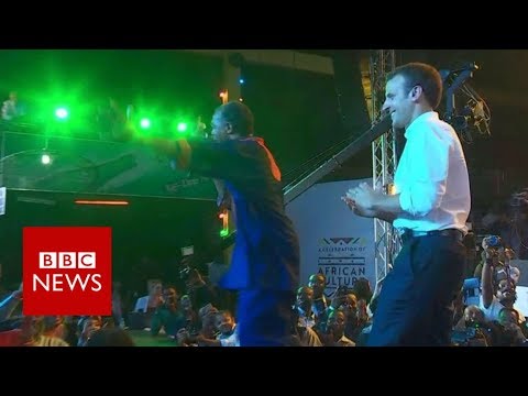 President Macron events at Nigeria nightclub – BBC News